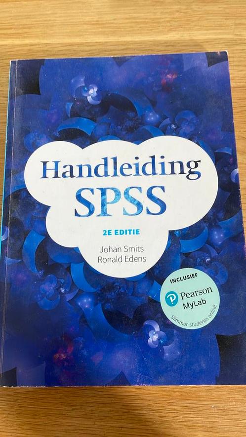 Johan Smits - Handleiding SPSS met MyLab NL toegangscode, Boeken, Schoolboeken, Zo goed als nieuw, Nederlands, Overige niveaus