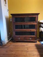 Vitrine kastje met kleppen, Huis en Inrichting, Kasten | Vitrinekasten, Gebruikt, 100 tot 150 cm, 100 tot 150 cm, Koloniaal