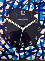 Diamantini Domeniconi klok - italiaans glas Murano, Ophalen of Verzenden, Wandklok