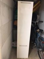 Hoogglans witte hoge douchekast, Ophalen, (Half)hoge kast, Minder dan 50 cm, Gebruikt