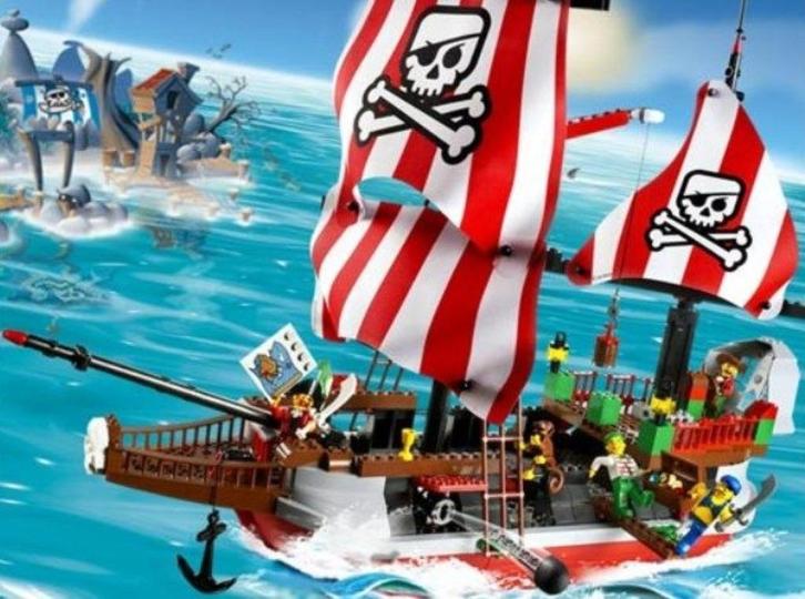 LEGO Captain Redbeard's Pirate Ship (7075), Kinderen en Baby's, Speelgoed | Duplo en Lego, Zo goed als nieuw, Verzenden
