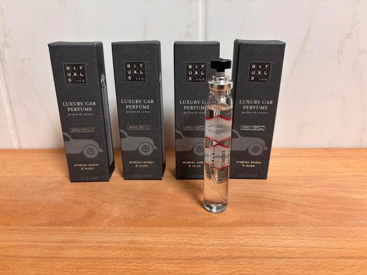 Rituals Luxury auto parfum houder + Homme parfum 🩶 nieuw-, Sieraden, Tassen en Uiterlijk, Uiterlijk | Parfum, Nieuw, Ophalen of Verzenden