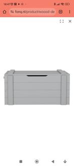 Woood Dennis Speelgoedkist zwart, Huis en Inrichting, Woonaccessoires | Kisten, Ophalen, Minder dan 50 cm, 50 tot 100 cm, Minder dan 50 cm