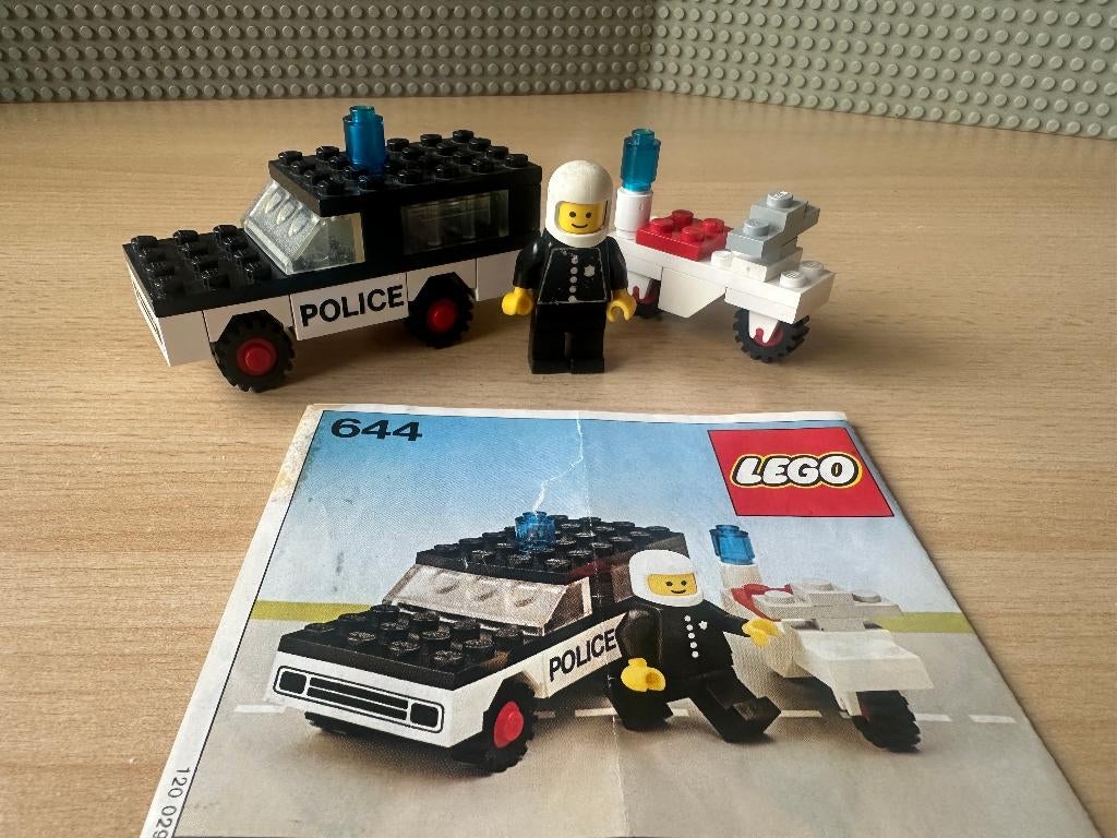 Lego 644 Police Mobile Patrol, Ophalen of Verzenden, Gebruikt, Complete set, Lego