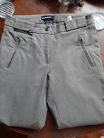 Cambio bruin/beigeblauw streepje broek 36, Cambio, Bruin, Ophalen of Verzenden, Zo goed als nieuw