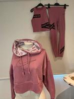 Nike 3 delig set broek top. S. Sweater xs, Ophalen of Verzenden, Roze, Maat 34 (XS) of kleiner, Fitness of Aerobics