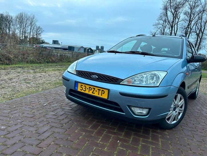 Ford Focus 1.8 Tddi Wagon 2005 Grijs/Blauw, Auto's, Ford, Particulier, Focus, Bluetooth, Diesel, Euro 3, C, Stationwagon, Handgeschakeld