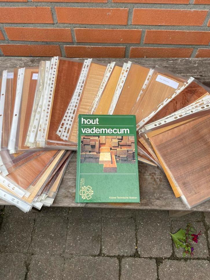 Grote partij fineer A4 formaat, Doe-het-zelf en Verbouw, Hout en Planken, Zo goed als nieuw, Plank, Overige houtsoorten, Minder dan 200 cm