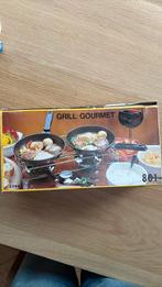Gourmetstel nieuw met twee branders, Witgoed en Apparatuur, Gourmetstellen, Ophalen of Verzenden, Zo goed als nieuw