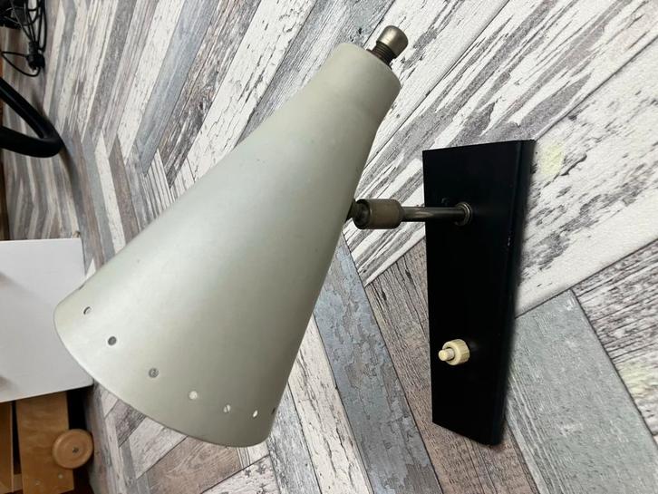 Jaren 50/60 wandkampje Hala Zeist of Philips retro, Huis en Inrichting, Lampen | Wandlampen, Gebruikt, Ophalen of Verzenden