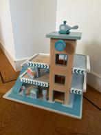 Little Dutch Garage - Houten Speelgoed, Kinderen en Baby's, Speelgoed | Poppenhuizen, Ophalen, Zo goed als nieuw, Toebehoren