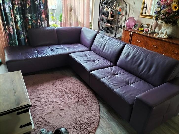 Hoek bankstel, Huis en Inrichting, Banken | Complete zithoeken, Gebruikt, Ophalen