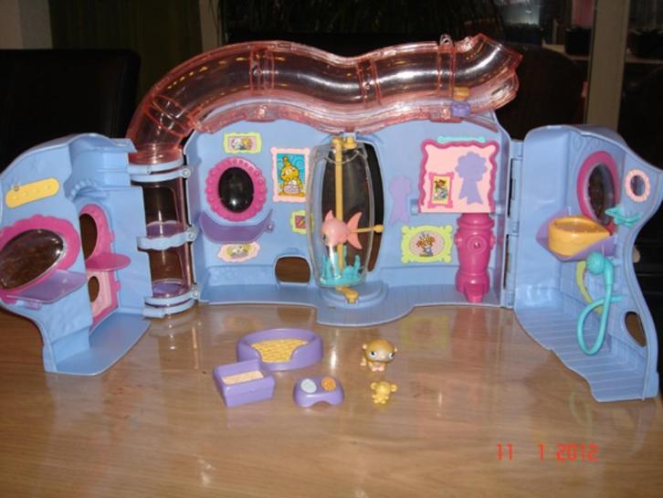 Littlest Petshop Salon met vele extra's, Verzamelen, Poppetjes en Figuurtjes, Zo goed als nieuw, Ophalen of Verzenden