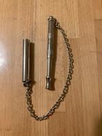 Hondenfluitje metaal, zware kwaliteit, Dieren en Toebehoren, Ophalen of Verzenden, Zo goed als nieuw