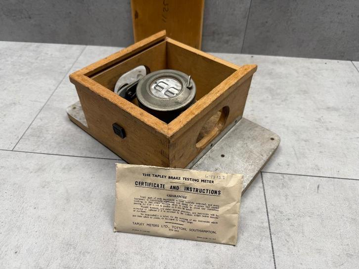 Tapley Brake test - Remvertraging meet instrument - 11060, Antiek en Kunst, Antiek | Gereedschap en Instrumenten, Ophalen of Verzenden