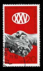 postzegel 1357 DDR SED 25 jaar, Postzegels en Munten, Ophalen of Verzenden, DDR, Gestempeld