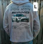 Mercedes AMG Hoodie Grijs - Maat L, Maat 52/54 (L), Nieuw, Ophalen of Verzenden, Grijs