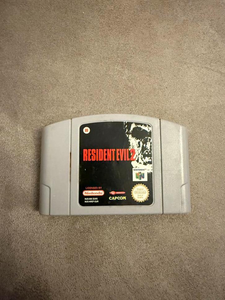 Resident Evil 2 Origineel, Spelcomputers en Games, Games | Nintendo 64, Zo goed als nieuw, Avontuur en Actie, 1 speler, Vanaf 18 jaar