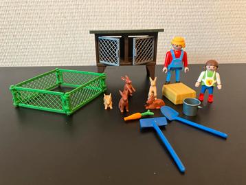 Playmobil Konijnenhok met Accessoires (losse playmobile) beschikbaar voor biedingen