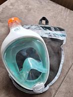 Kinder facemask voor snorkelen snorkelmasker Subea Decathlon, Ophalen of Verzenden, Zo goed als nieuw, Snorkelmasker