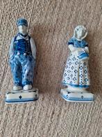 Porceleyne Fles delfts blauw boer en boerin, Ophalen of Verzenden