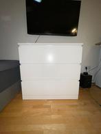 Ikea Malm kast wit - zgan, Huis en Inrichting, Kasten | Ladekasten, Ophalen, 50 tot 100 cm, Zo goed als nieuw, 3 of 4 laden