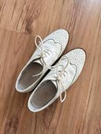 Witte Brogues - Maat 38, Ophalen of Verzenden, Gedragen, Wit, Schoenen met lage hakken