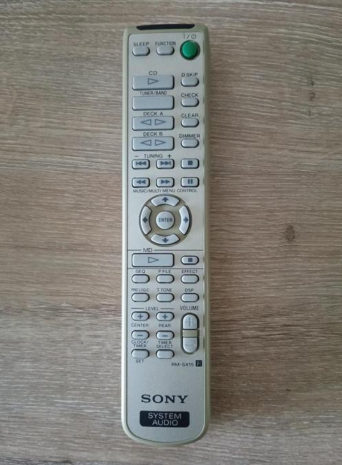 Sony rm-sx15 afstandsbediening origineel rm sx15, Audio, Tv en Foto, Afstandsbedieningen, Gebruikt, Origineel, Receiver of Versterker