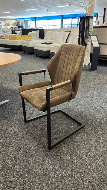 Enekele Eetkamerstoel Bureaustoel Staal Luxe Design Groen beschikbaar voor biedingen