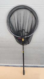Schepnet mitchell vaste steel 1,30 meter + rond net 40 cm, Ophalen, Gebruikt, Net of Fuik