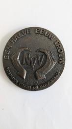 50 jaar lid NVV vakbond, Ophalen of Verzenden, Brons, Nederland
