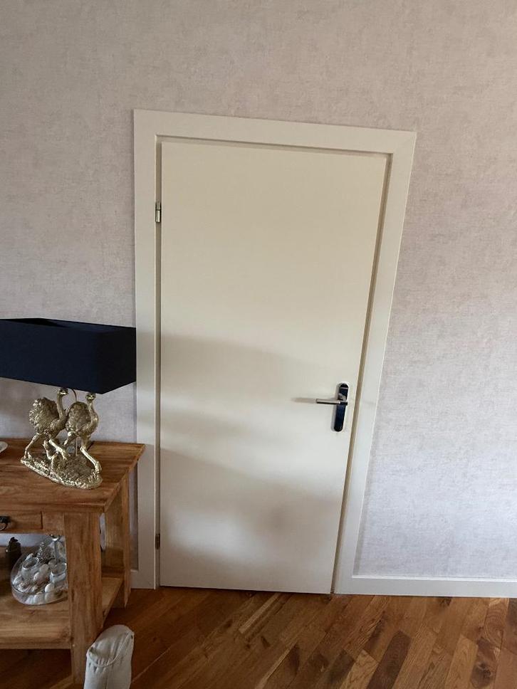 Gratis binnendeuren, opdek, Doe-het-zelf en Verbouw, Deuren en Horren, Gebruikt, Binnendeur, 200 tot 215 cm, 80 tot 100 cm, Glas