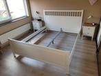 Grote maat bedframe 180x220! Ikea Hemnes., Ophalen, Gebruikt, Wit, Tweepersoons