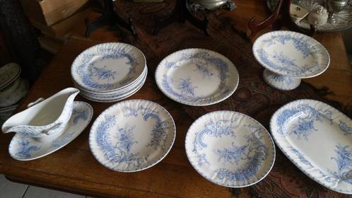 Prachtige gave serviesdelen B.F.K MADELEINE, Antiek en Kunst, Antiek | Servies los, Ophalen of Verzenden