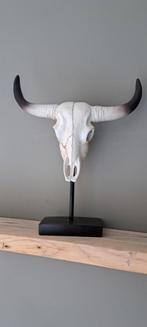 Skull, schedel stier op standaard, Huis en Inrichting, Woonaccessoires | Overige, Ophalen of Verzenden, Zo goed als nieuw