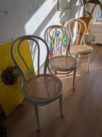 Thonet look a like stoelen 3stuks, Huis en Inrichting, Ophalen, Gebruikt, Wit, Twee