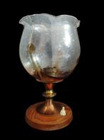 Schitterende vintage Murano Mazzega mondgeblazen tafellamp, Huis en Inrichting, Lampen | Tafellampen, Ophalen of Verzenden, Gebruikt