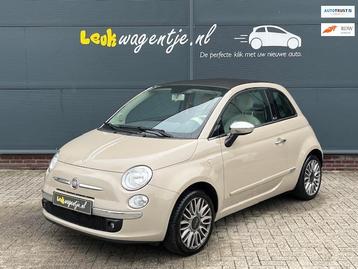 Fiat 500 C 1.2 Lounge Cabrio *cappuccino *p-sensor *16 inch beschikbaar voor biedingen