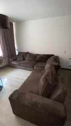 Ribstof bank te koop, Huis en Inrichting, Banken | Bankstellen, Gebruikt, Hoekbank, Ophalen of Verzenden, 200 tot 250 cm