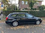 Toyota Avensis 2.4 16V WGN Executive AUT 2005 Zwart, Auto's, Beige, 4 cilinders, Onderhoudsboekje, 500 kg