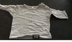Grijs shirt met schaapje maat 62, Kinderen en Baby's, Babykleding | Maat 62, Ophalen of Verzenden, Gebruikt, Jongetje of Meisje