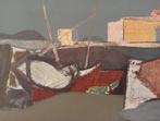 Wim Willem Oepts Saint Tropez offset prent jaren 50/60, Antiek en Kunst, Verzenden