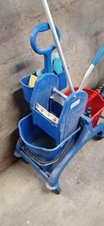 Kunststof mop wagen., Ophalen