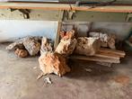 Diverse rotsen/keien - Tuin decoratie, Ophalen, Overige materialen, Gebruikt, Bruin