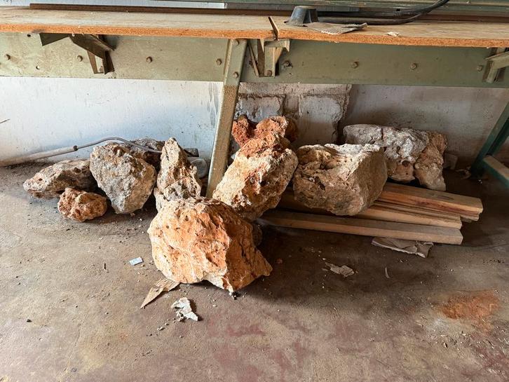 Diverse rotsen/keien - Tuin decoratie, Tuin en Terras, Grind, Keien en Split, Gebruikt, Kei, Bruin, Overige materialen, Ophalen