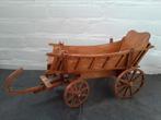 Boerenwagen miniatuur hout ~ houten boeren wagen, Overige typen, Ophalen of Verzenden, Zo goed als nieuw