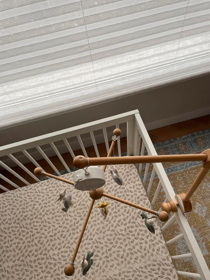 Kidsmill Sixties Babybox Compleet! Alleen ophalen, Kinderen en Baby's, Boxen, Gebruikt, Vierkant, In hoogte verstelbaar, Boxkleed