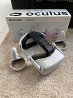 Oculus Quest 2, inclusief kiwi headstrap, 64GB, Spelcomputers en Games, Virtual Reality, Ophalen of Verzenden, Gebruikt, VR-bril