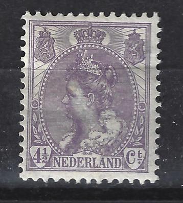 NVPH 59 ongebruikt Wilhelmina 1899 ; OUD NEDERLAND per stuk beschikbaar voor biedingen