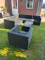 Wicker Loungeset 6 persoons, Ophalen, Gebruikt, 6 zitplaatsen, Loungeset